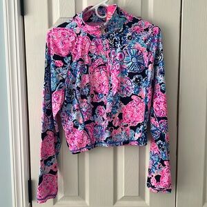 NWT Lilly Pulitzer x Meryl Luxletic rash guard sz XL